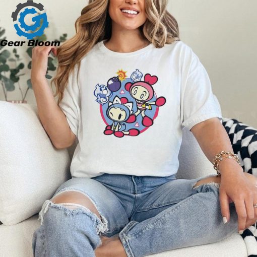 Bomberman Pink & Aqua Shirt