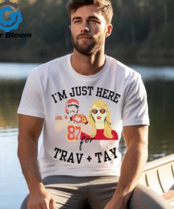 Chiefs I’m Just Here For Travis Kelce And Taylor Shirt
