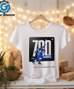 Congrats Nikita Kucherov 700 Game All In Bolts Blue Shirt