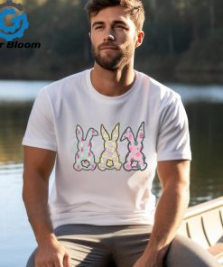 Cute Floral Bunny Easter Happy Easter shirt