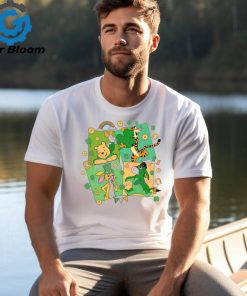 Cute Winnie The Pooh With Shamrock shirt