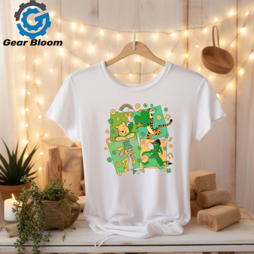 Cute Winnie The Pooh With Shamrock  shirt