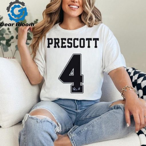 Dak Prescott Team Jersey signature shirt