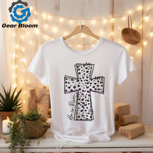 Dalmatian Cross He is Risen Happy Easter shirt