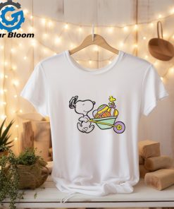 Easter Wagon Snoopy Woodstock shirt