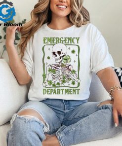 Emergency Department St Patricks Day Skeleton Shirt