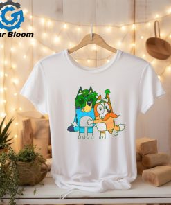 Funny St Patricks Day Bluey And Bingo shirt