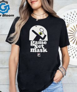 Gam set mask Tennis silhouette shirt