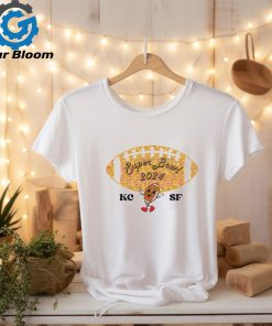 Glitter KC vs SF Football 2024 Super Bowl shirt