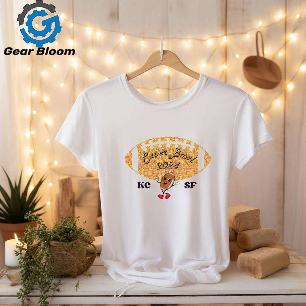 Glitter KC vs SF Football 2024 Super Bowl shirt Glitter KC vs SF Football 2024 Super Bowl shirt