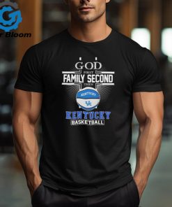 God First Family Then Second Kentucky Wildcats Basketball 2024 shirt