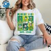 Happy go lucky Mickey Mouse St Patricks Day clover shirt