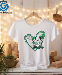 Happy St Patricks Day Mickey Minnie Heart shirt