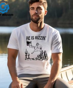 He Is Rizzin Funny Jesus Basketball shirt