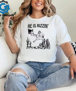 He Is Rizzin Funny Jesus Basketball shirt