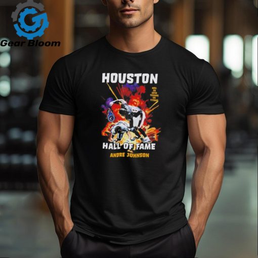 Houton Texas hall of fame Andre Johnson shirt