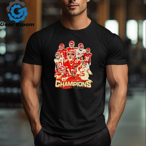 Kansas City Chiefs AFC Champions football team shirt
