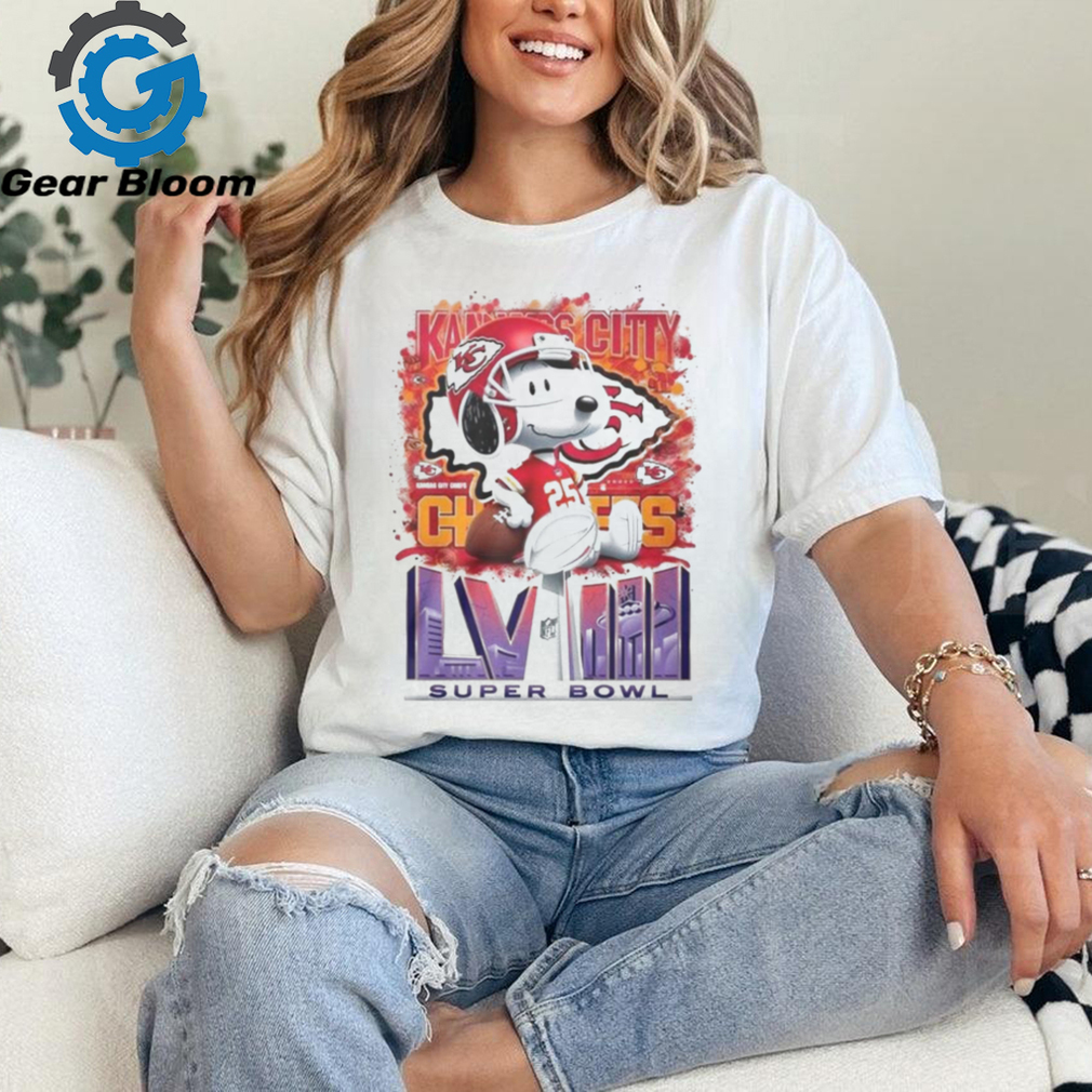 Kansas City Chiefs Snoopy Super Bowl 2024 Shirt Kansas City Chiefs Snoopy Super Bowl 2024 Shirt