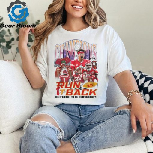 Kansas City Chiefs Super Bowl Champions Run It Back 2024 T Shirt