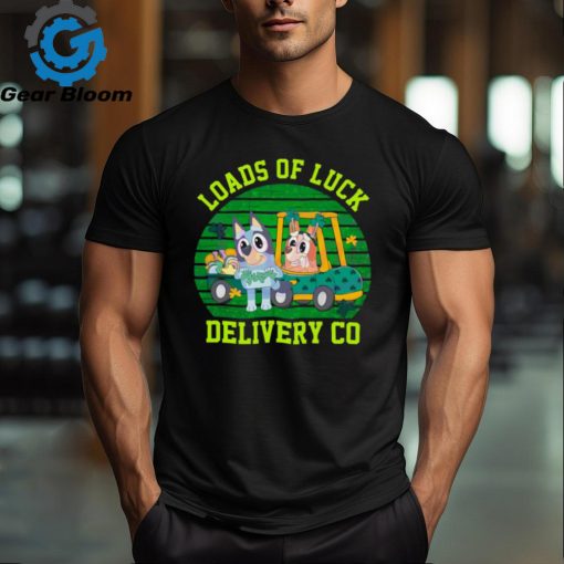 Loads Of Luck Delivery Co Bluey Bingo shirt