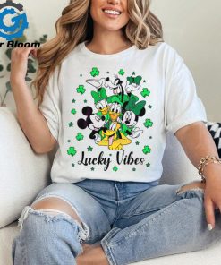 Lucky Vibes St Patricks Day Disney Friends shirt