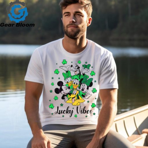 Lucky Vibes St Patricks Day Disney Friends shirt