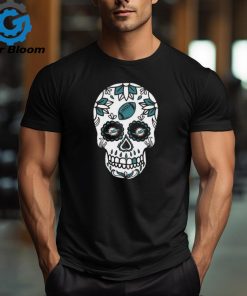 Miami Dolphins Football Sugar Skull Day of The Dead Shirts