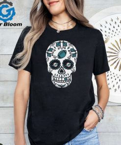 Miami Dolphins Football Sugar Skull Day of The Dead Shirts