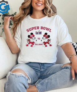 Mickey 49ers vs Chiefs Super Bowl LVIII 02.11.2024 Shirt