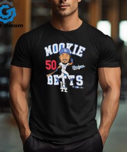 Mookie Betts 50 Los Angeles Dodgers Caricature T Shirt