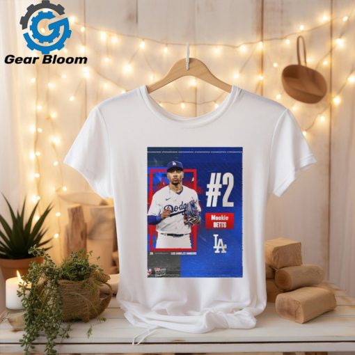 Mookie Betts Grabs The Number 2 Spot On The Top 100 Player MLB Unisex T Shirt