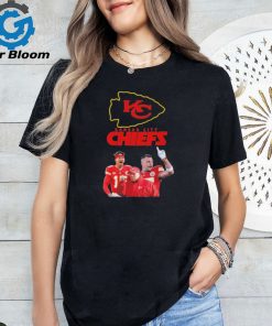 Patrick Mahomes Travis Kelce and Andy Reid Kansas City Chiefs Super Bowl LVIII 2024 Shirt