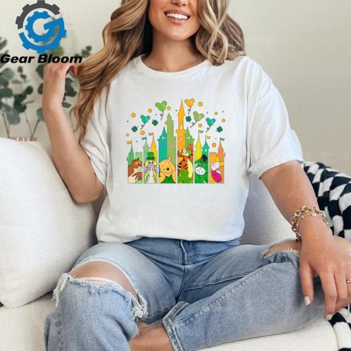 Pooh Bear St Patricks Day Lucky Magical Castle shirt