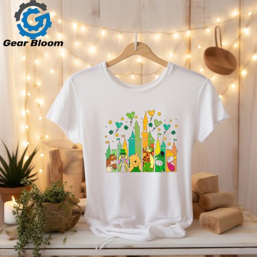 Pooh Bear St Patricks Day Lucky Magical Castle shirt