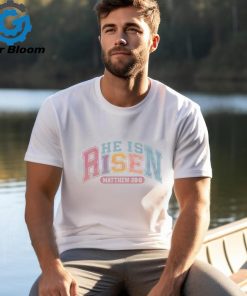 Retro He Is Risen Christian Easter shirt