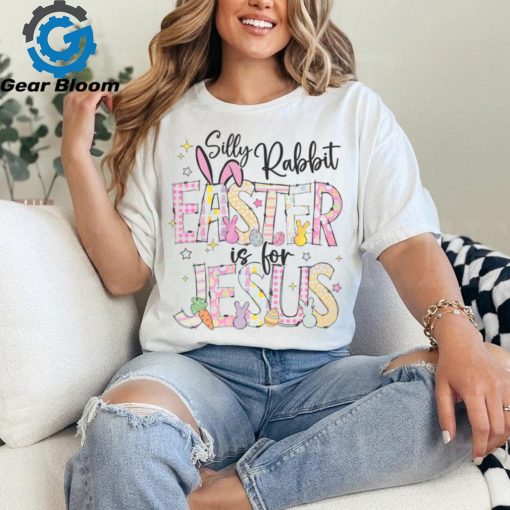 Retro Silly Rabbit Easter Is For Jesus shirt