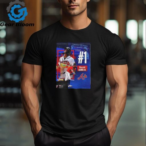 Ronald Acuna Jr With A Groundbreaking 40 70 Season And Now The Number 1 Spot On The Top100 Player MLB Right Now Atlanta Braves Unisex T Shirt