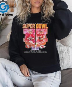 San Francisco 49ers And Kansas City Chiefs Super Bowl 2024 At Las Vegas Shirt