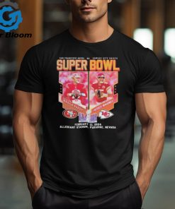 San Francisco 49ers And Kansas City Chiefs Super Bowl 2024 At Las Vegas Shirt