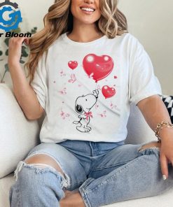 Snoopy Heart Bubbles Butterflies Valentine’s Day Shirt