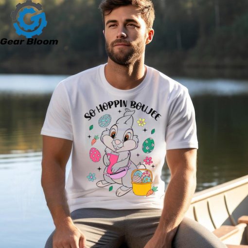 So Hoppin Boujee Tumbler Easter Bunny shirt