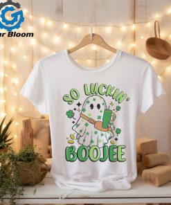 So Luckin Boujee Ghost Shamrock shirt