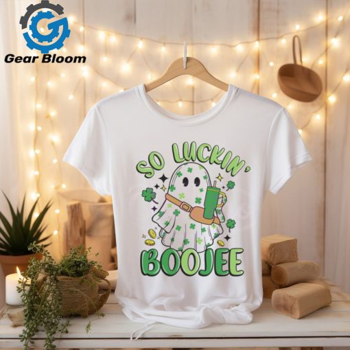 So Luckin Boujee Ghost Shamrock  shirt