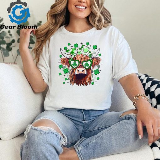 St Patricks Day Highland Cow shirt