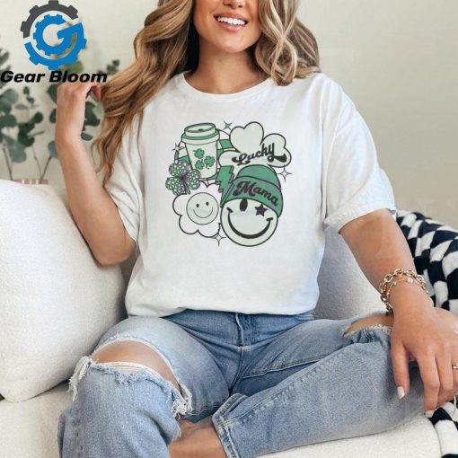 St Patricks Day Lucky Mama Shamrock shirt