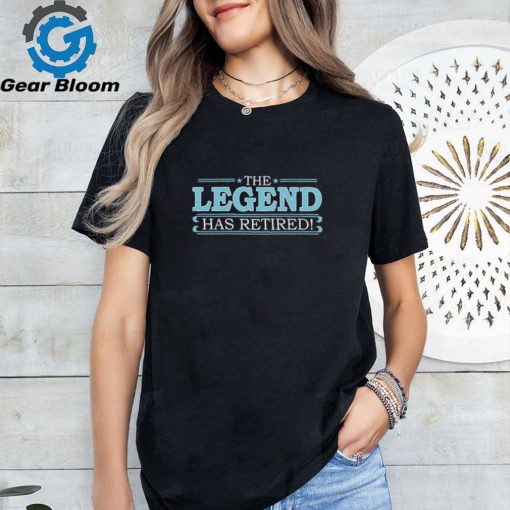 The legend has retired shirt