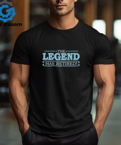 The legend has retired shirt