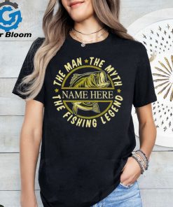 The man the myth the fishing legend shirt