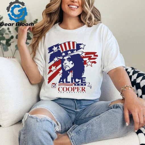 Vote For Alice Cooper 24 For President Shirt