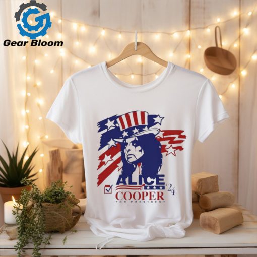 Vote For Alice Cooper 24 For President Shirt